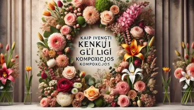 Kaip išvengti kenkėjų ir ligų gėlių kompozicijose