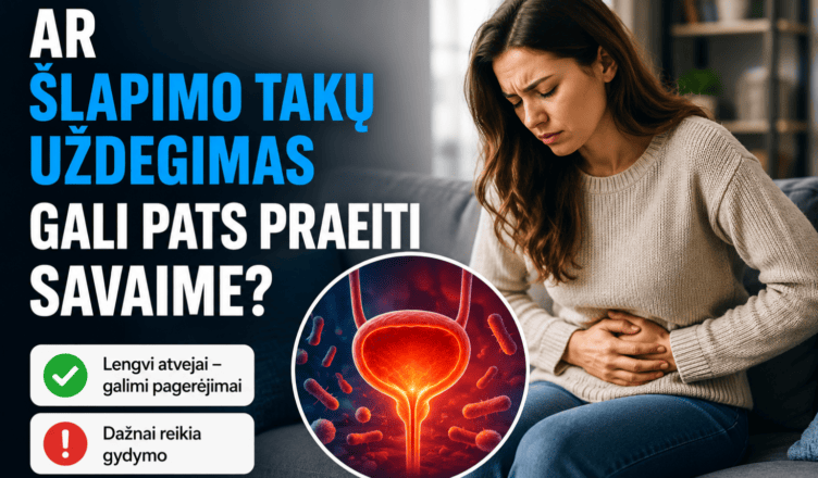 Ar šlapimo takų uždegimas gali pats praeiti savaime