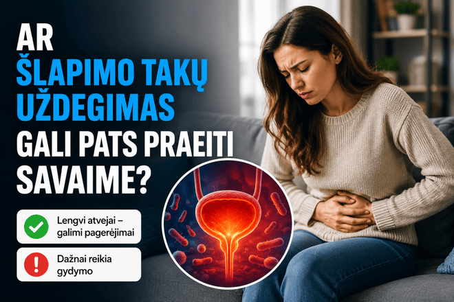 Ar šlapimo takų uždegimas gali pats praeiti savaime? 1 Ar šlapimo takų uždegimas gali pats praeiti savaime